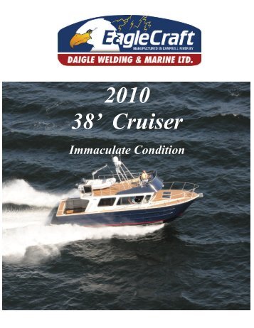 2010 38' Cruiser - Daigle Welding and Marine
