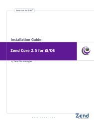 Zend Core 2.5 for i5/Os