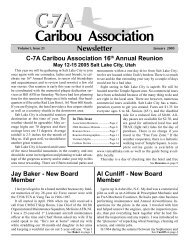 Volume 1, Issue 21 â January 2005 - The C-7A Caribou Association