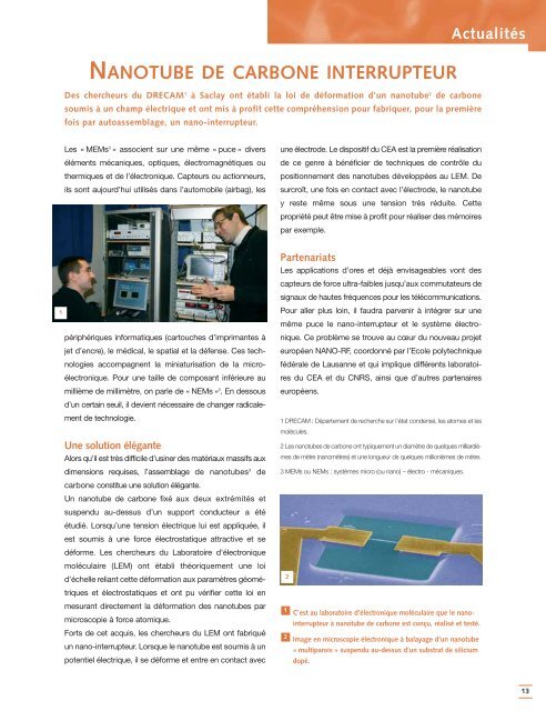 Journal de Saclay n°31 - CEA Saclay