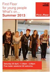 First floor - West Yorkshire Playhouse