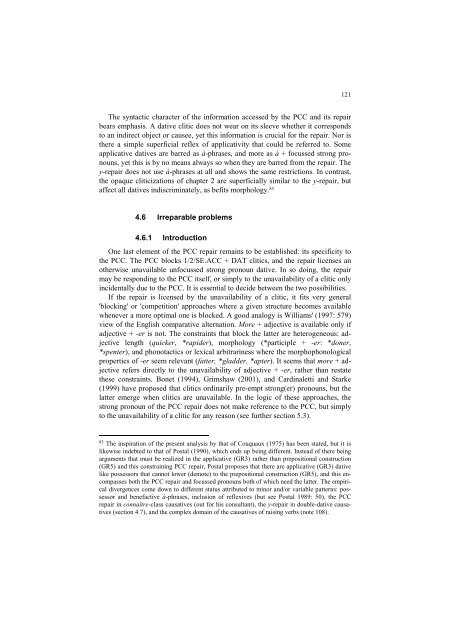 Phi-features and the Modular Architecture of - UMR 7023 - CNRS