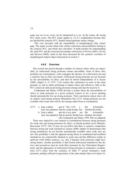 Phi-features and the Modular Architecture of - UMR 7023 - CNRS