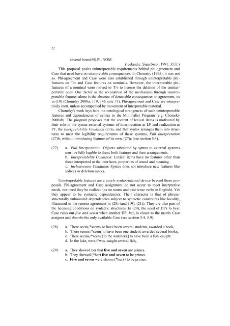 Phi-features and the Modular Architecture of - UMR 7023 - CNRS