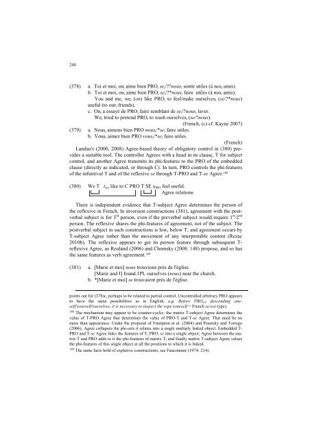 Phi-features and the Modular Architecture of - UMR 7023 - CNRS