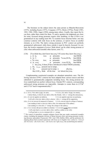 Phi-features and the Modular Architecture of - UMR 7023 - CNRS