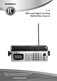 PRO-2096 Digital Trunking Mobile/Base Scanner - Radio Shack
