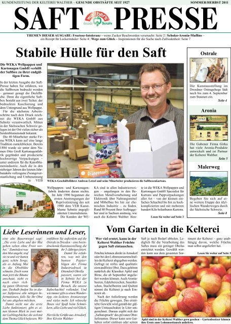 Saft PreSSe - Walthers