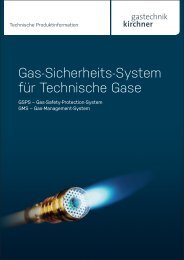 Gas-Sicherheits-System fÃ¼r Technische Gase - Gastechnik Kirchner ...