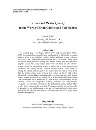 Rivers and Water Quality in the Work of Brian Clarke ... - Concentric