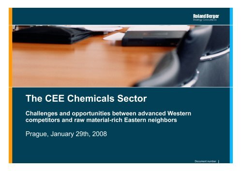 The CEE Chemicals Sector - Roland Berger