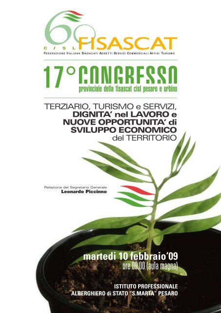 relazione al 17Â° congresso provinciale fisascat pesaro