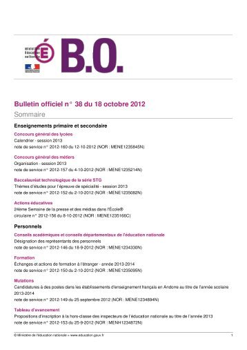 note de service nÂ° 2012-150 du