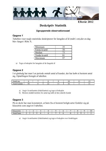 Deskriptiv Statistik