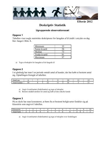 Deskriptiv Statistik