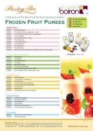 Boiron Purees, Frozen Fruits, Coulis [rev2].ai - Pastry Pro Sdn. Bhd