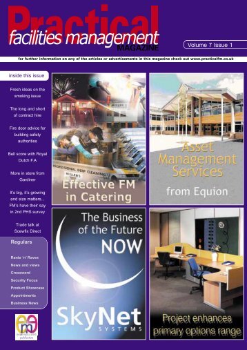 Volume 7 Issue 1 - Practical Facilities Management