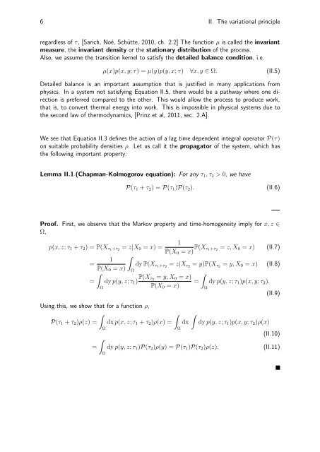 Variational Principles in Conformation Dynamics - FU Berlin, FB MI