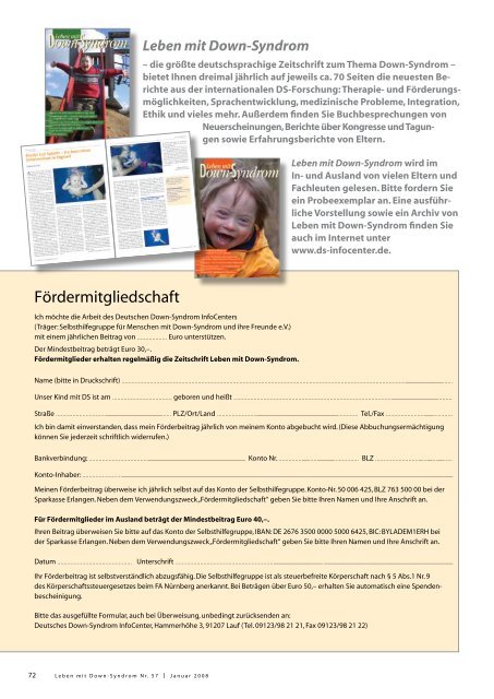 TexT - Deutsches Down-Syndrom InfoCenter