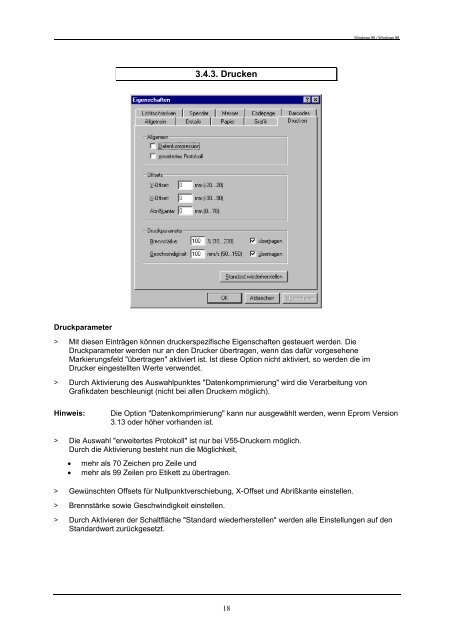 Druckertreiber- Benutzerhandbuch - WAM Service GmbH