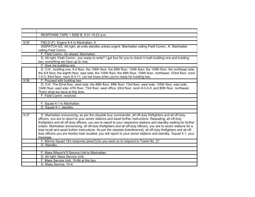 Response Tape 1 Side B 9 31 10 22 A