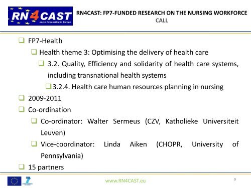 Walter Sermeus - RN4CAST