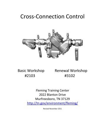 Cross-Connection Control - TN.gov