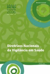 Diretrizes Nacionais da Vigilância em Saúde - Ministério da Saúde