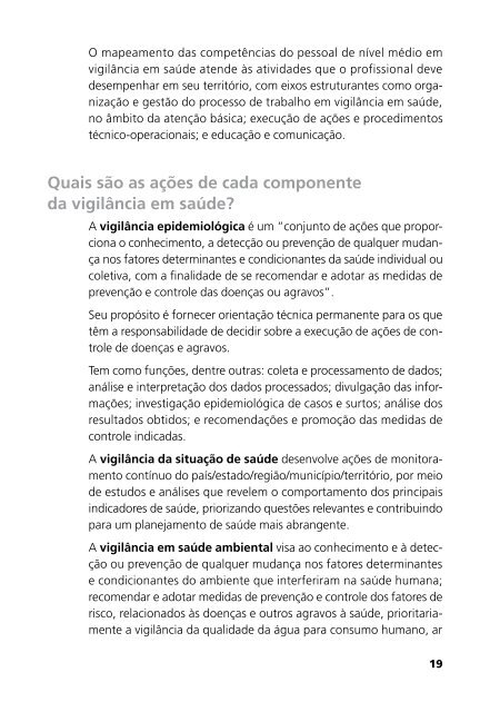 Diretrizes Nacionais da Vigilância em Saúde - Ministério da Saúde