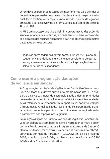 Diretrizes Nacionais da Vigilância em Saúde - Ministério da Saúde