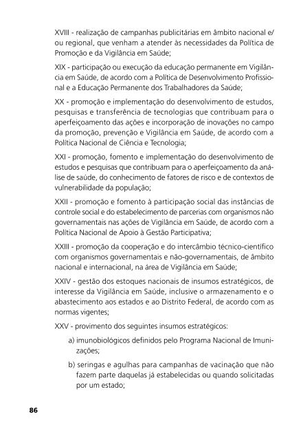 Diretrizes Nacionais da Vigilância em Saúde - Ministério da Saúde