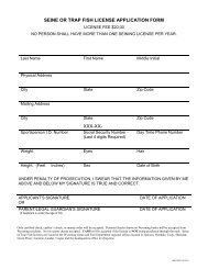 seine or trap fish license application form - Wyoming Game & Fish ...