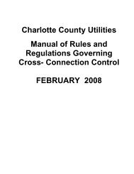 charlotte county utilities' manual of cross- connection control section 1