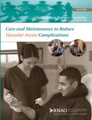 Care and Maintenance to Reduce Vascular Access Complications