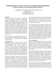 Epidemiological Study on Sn-Ag-Cu Solder - DfR Solutions