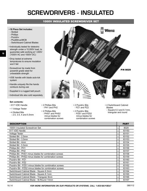 FASTENERS - CHROMATE - Chromate Industrial Corporation