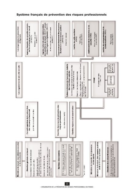 L'Organisation de la prÃ©vention des risques professionnels en France