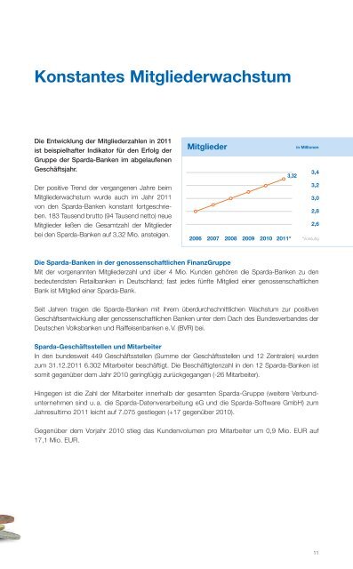 Bericht über das Geschäftsjahr 2011 - Sparda-Banken