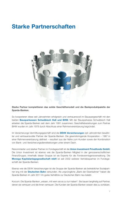 Bericht über das Geschäftsjahr 2011 - Sparda-Banken