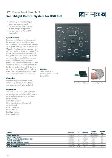 navigation lights - Ysebaert