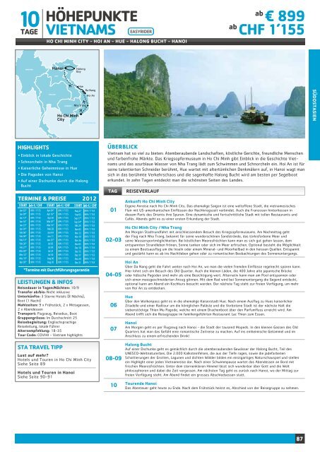 THAILAnd - STA Travel