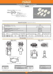 Catálogo MML - Metaltex