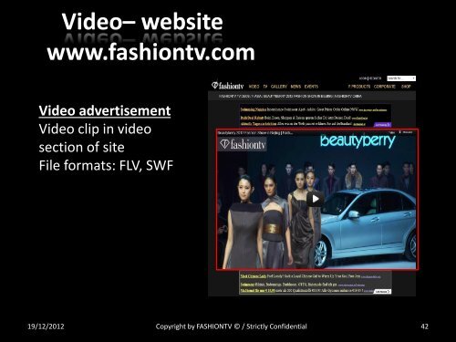 YouTube - FashionTV Corporate website