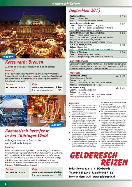 Inclusief - Gelderesch Reizen