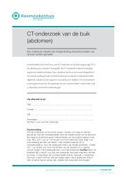 CT-onderzoek van de buik (abdomen) - Havenziekenhuis Rotterdam