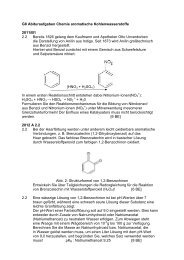 G8 Abituraufgaben Chemie aromatische ... - Bentz46.de
