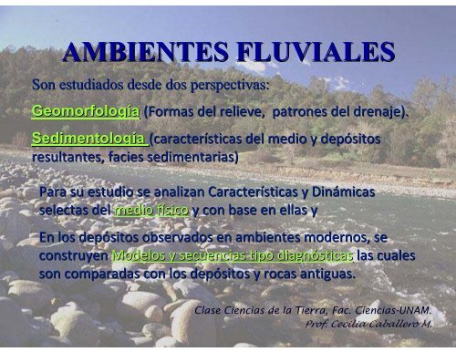 AMBIENTES FLUVIALES