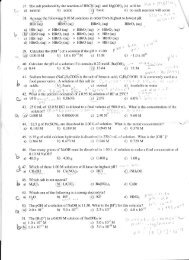 Acid Base Review Packet answers