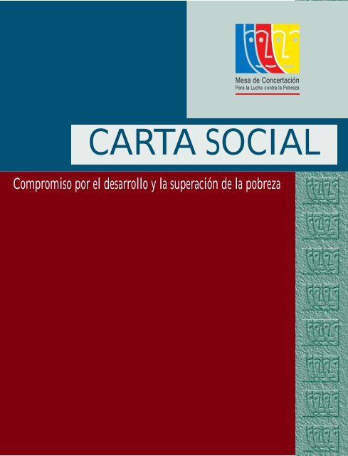 Carta social - Mesa de Concertación para la lucha contra la Pobreza