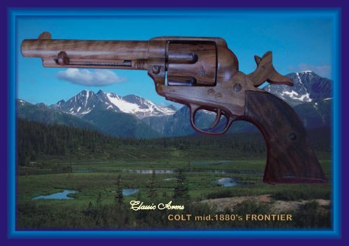 A3 BOOK BLUE NO4 COLT Frontier A3 - Classic Arms